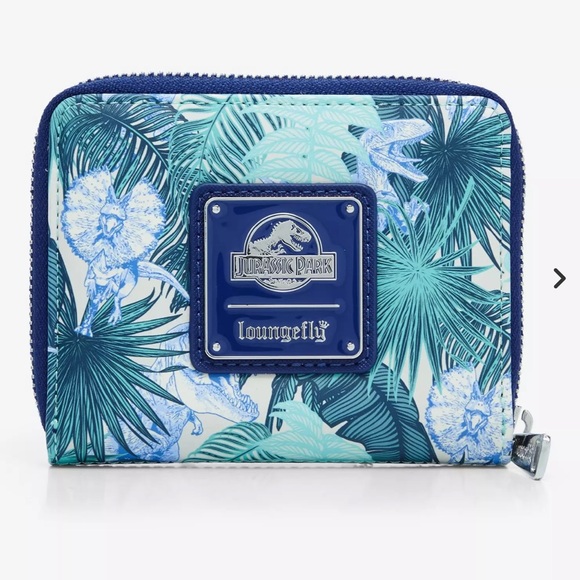 Loungefly Handbags - Loungefly Jurassic Park Palm Frond Zip Wallet